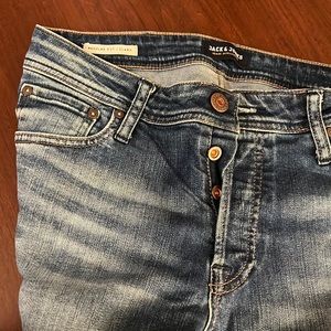 JACK & JONES REGULAR FIT WITH BUTTON FLY - MENS JEANS - 30x32